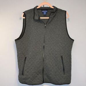 Wilkens Bros. Heritage Collection Grey and Black Quilted Vest